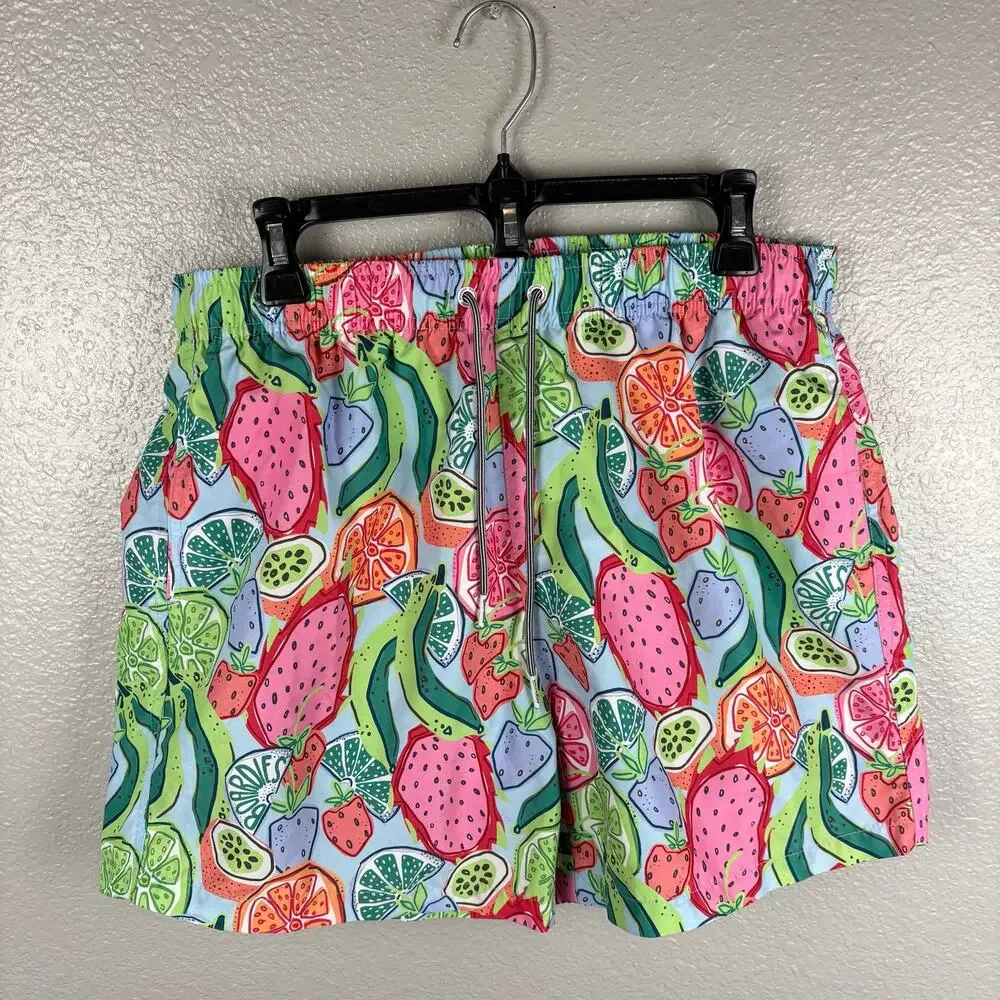 Boardies Approx Size L Fruit Print Ice & Slice Shorties Swim Trunks Board Shorts